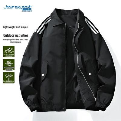 JEANSWEST Men's Windproof Baseball Jacket