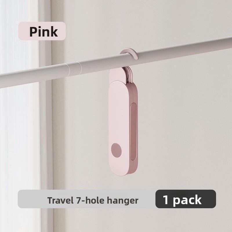 Folding Clothes Hanger Travel Hangers Ultra Light Portable ABS Clothes Hanger Anti Slip Load-bearing Strong Home Outdoor Essential Suitable for Travel