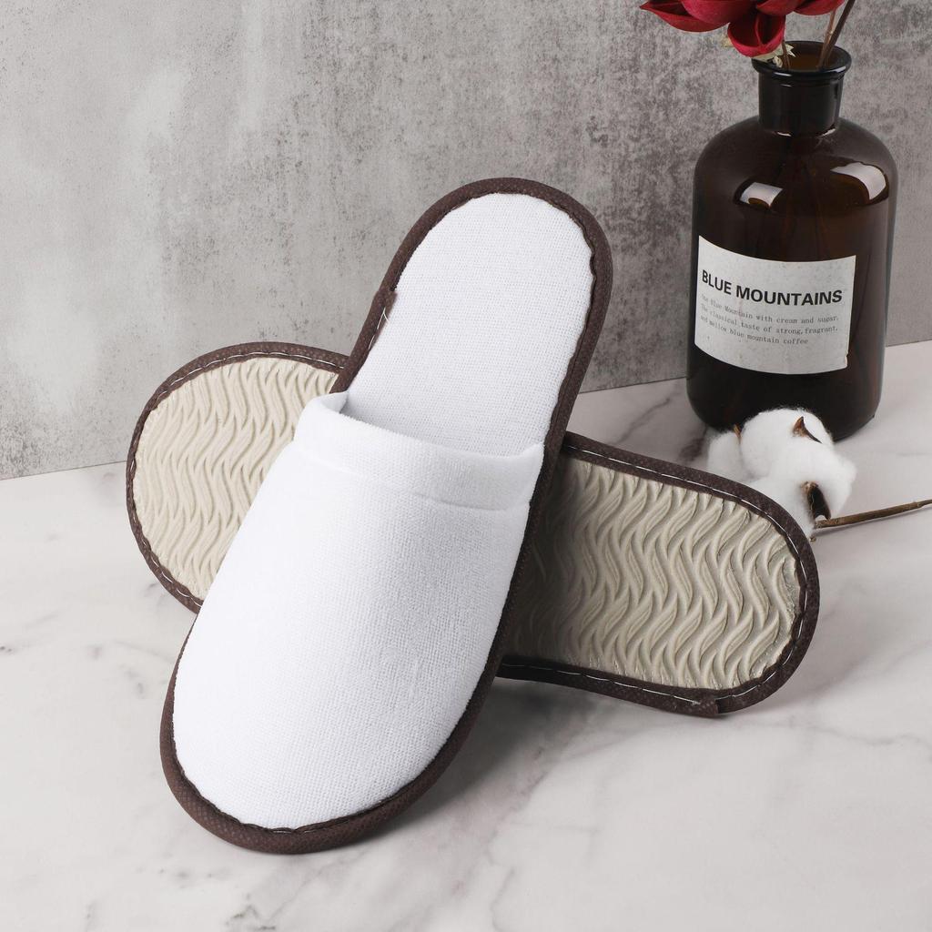 Anti-Slip Portable Thickened Disposable Slippers for Hotels, Inns, Beauty Salons, and Travel