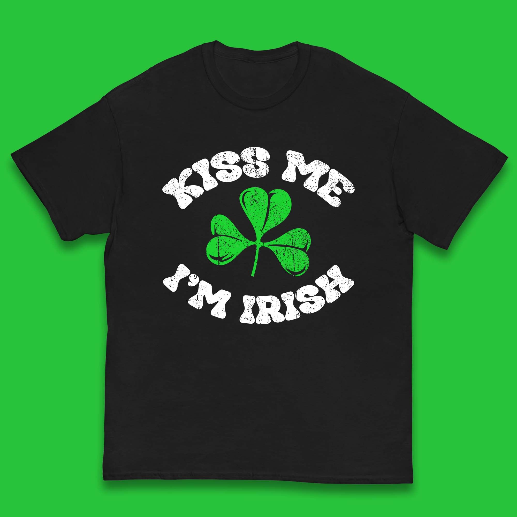 Kiss Me I m Irish St. Patrick s Day Kids T-Shirt 110