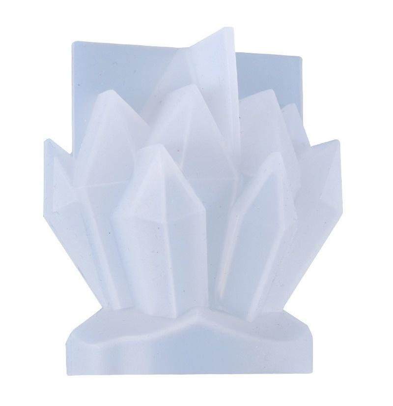 Iceberg Shape Flower Cluster Candle Silicone Mold European Style 3D Molds for Candle Making Ice Soap Resin Mould Demold Nonstick