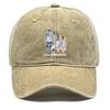 Family Members Print Adjustable Baseball Hat, Trucker Hat Simple Unisex Curved Brim Leisure Snapback Baseball Cap