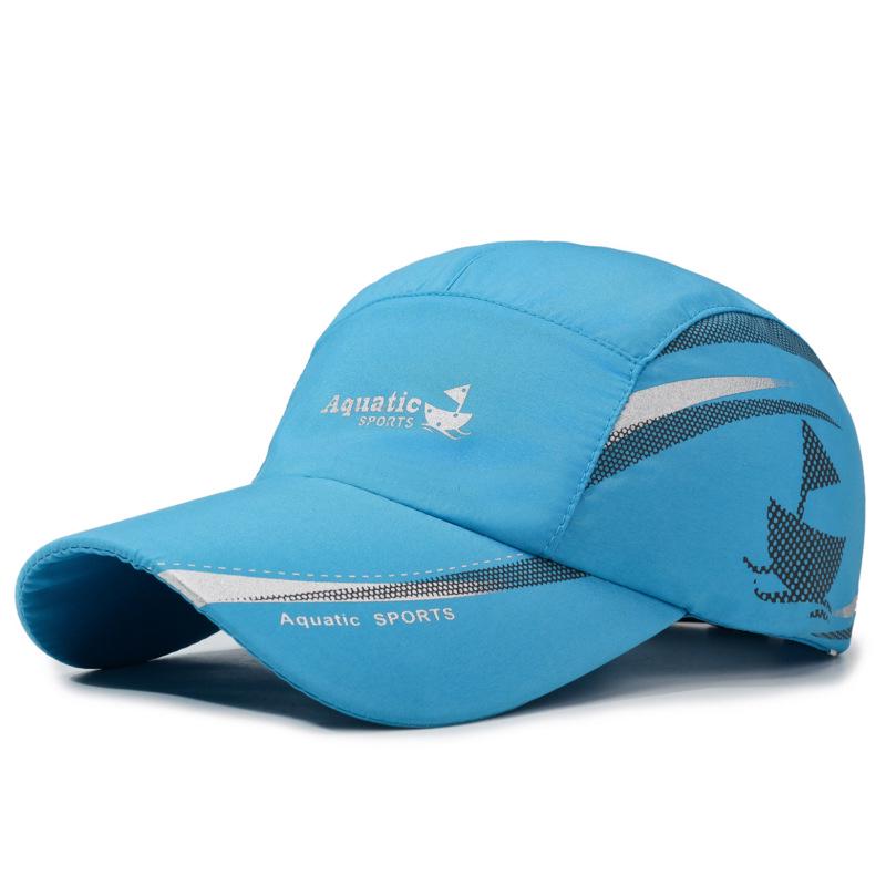 

Breathable Sun Protection Quick-Dry Fishing Cap for Men & Women Adjustable небо синє кольору