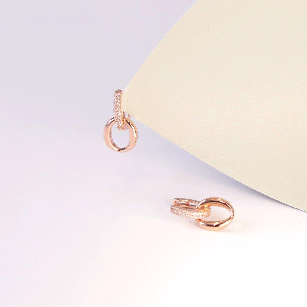[Dieuamour] 14K Mare One-Touch Ring Earrings, a Gorgeous Earring