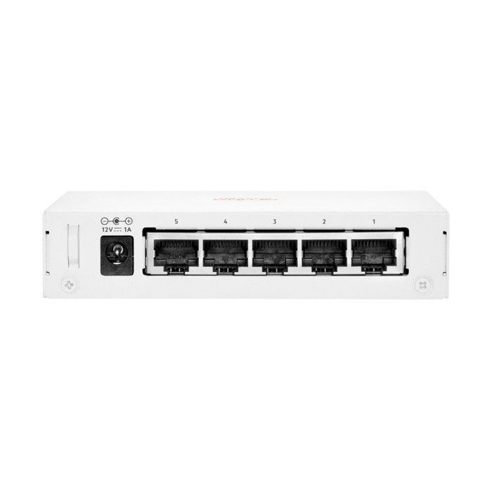 Switch - HPE - R8R44A - 10 Gbit/s - 5 Ports RJ-45 - 12W Blanc