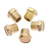 5Pcs 1/8"1/4"3/8"1/2" Pneumatic Air Solenoid Valve Air Breather Vent Muffler Brass Fitting Noise Reducer Vent Filter Connector