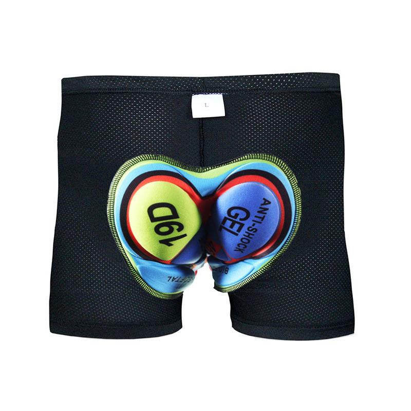 Cross-border bicycle shorts cycling underwear 19D silicone seat cushion cycling shorts men s summer quick-drying road cycling clothes S