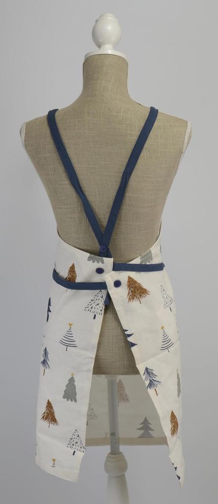 Friends Hill Leuchtender Baum Kurze Schürze Beige YW-267-20