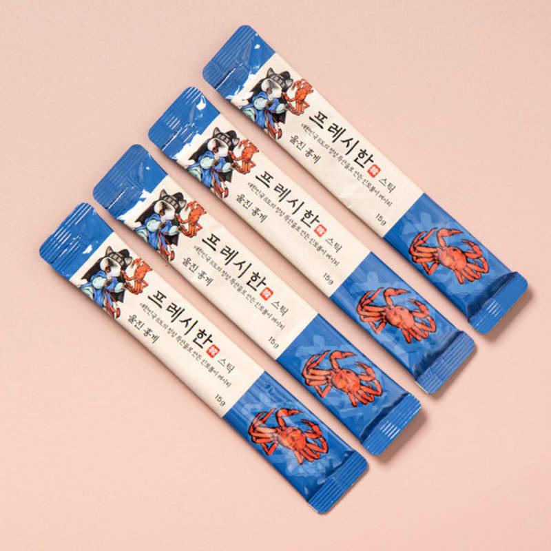 [Pet] Whistle Fresh Sticks 4-Pack Uljin Red Crab