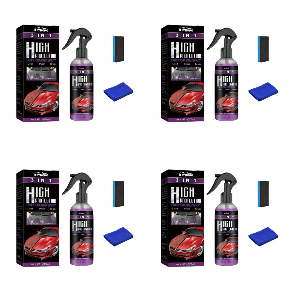 3 In 1 Quick Coating Spray High Protection Shine Armor Ceramic Car Wash Car Shield Coating Cleaning Nano Polishing Paint Wax