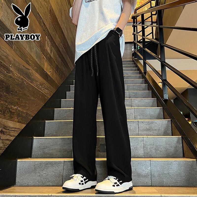 PLAYBOY Men's Solid Outdoor Casual Waterproof Pants