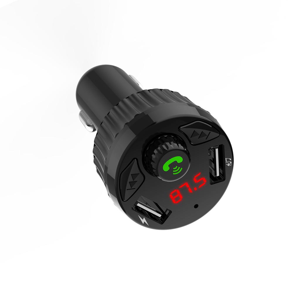 LED Car  FM Transmitter Wireless Bluetooth  5.0 Car Kit Modulator Hands Free U Disk MP3 Player 3.1A USB Fast Charger BC05