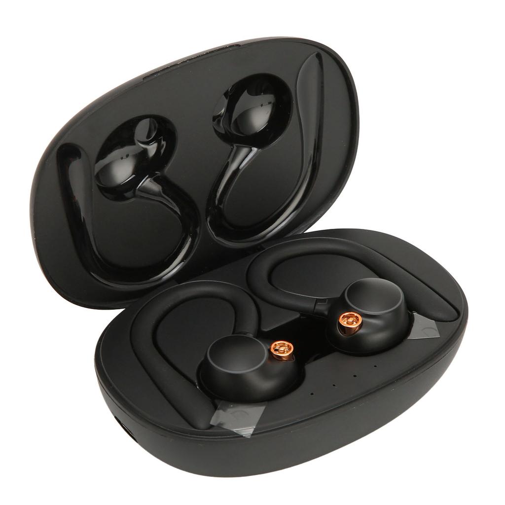 Bluetooth 5.3 Earbuds Stereo IPX7 Waterproof Noise Reduction Low Latency HD Ear Hook HiFi Wireless