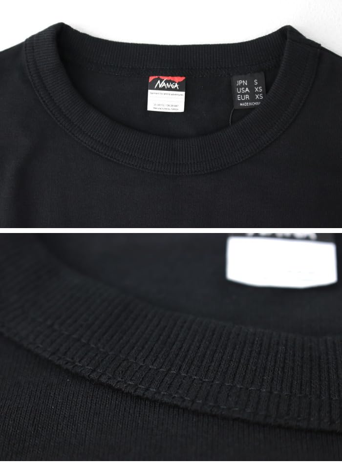 NANGA ECO HYBRID SLV LOGO L/S TEE White (Size: L)