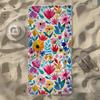 Watercolor Tropical & Flamingo Beach Towel, Soft Quick-Drying, Perfect For Portable Outdoor Travel, Camping And Summer Beach