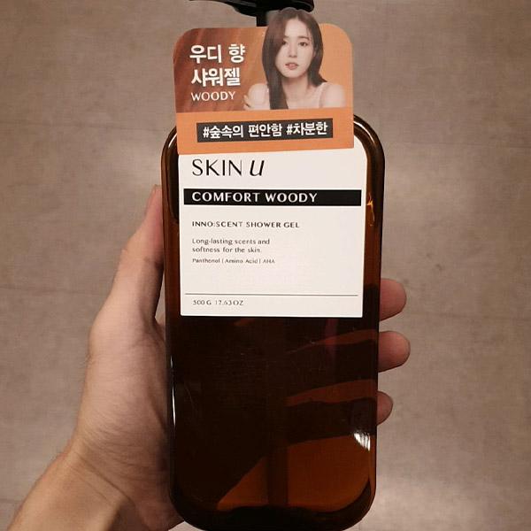 Skin U Innocent Comfort Woody Shower Gel 500g One thing