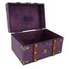 Vintage Schatztruhe Box Holz Retro Schmuckaufbewahrungsbox Dekorative Schatztruhe für Zuhause