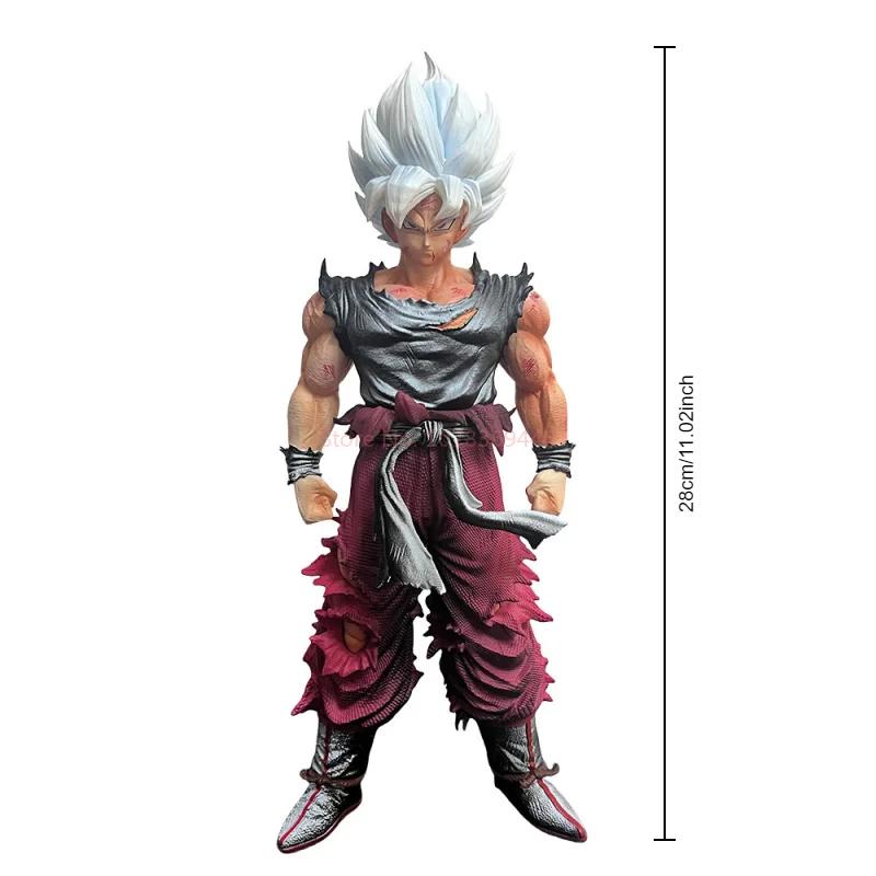 28cm/11.02inch Anime Dragon Ball Son Goku Figur Super Saiyan Actionfiguren PVC Goku Statue Sammlerstücke Spielzeug Geschenke