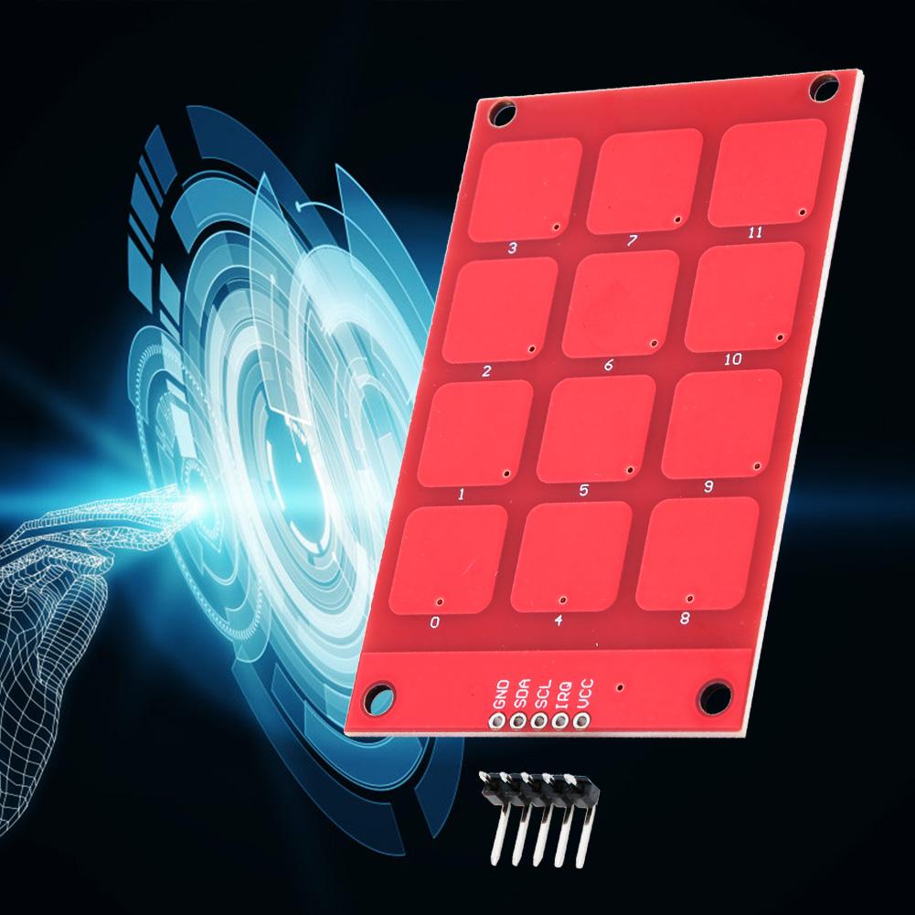 MPR121 Touch Keyboard Capacitive Touch Keypad 12 Buttons High Sensitive Keypad