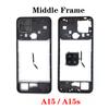 Per OPPO A5s A5Xs A15 A15s A16 A16s A36 A54 A74 A93 A57 A76 4G 5G Telaio Centrale Scocca Cornice + Pulsanti Laterali + Lente Fotocamera