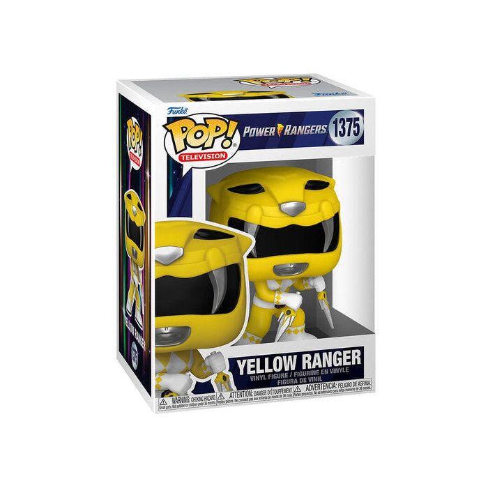 Figurine funko pop - power rangers - mighty 30th - jaune - garantie 2 ans - mixte