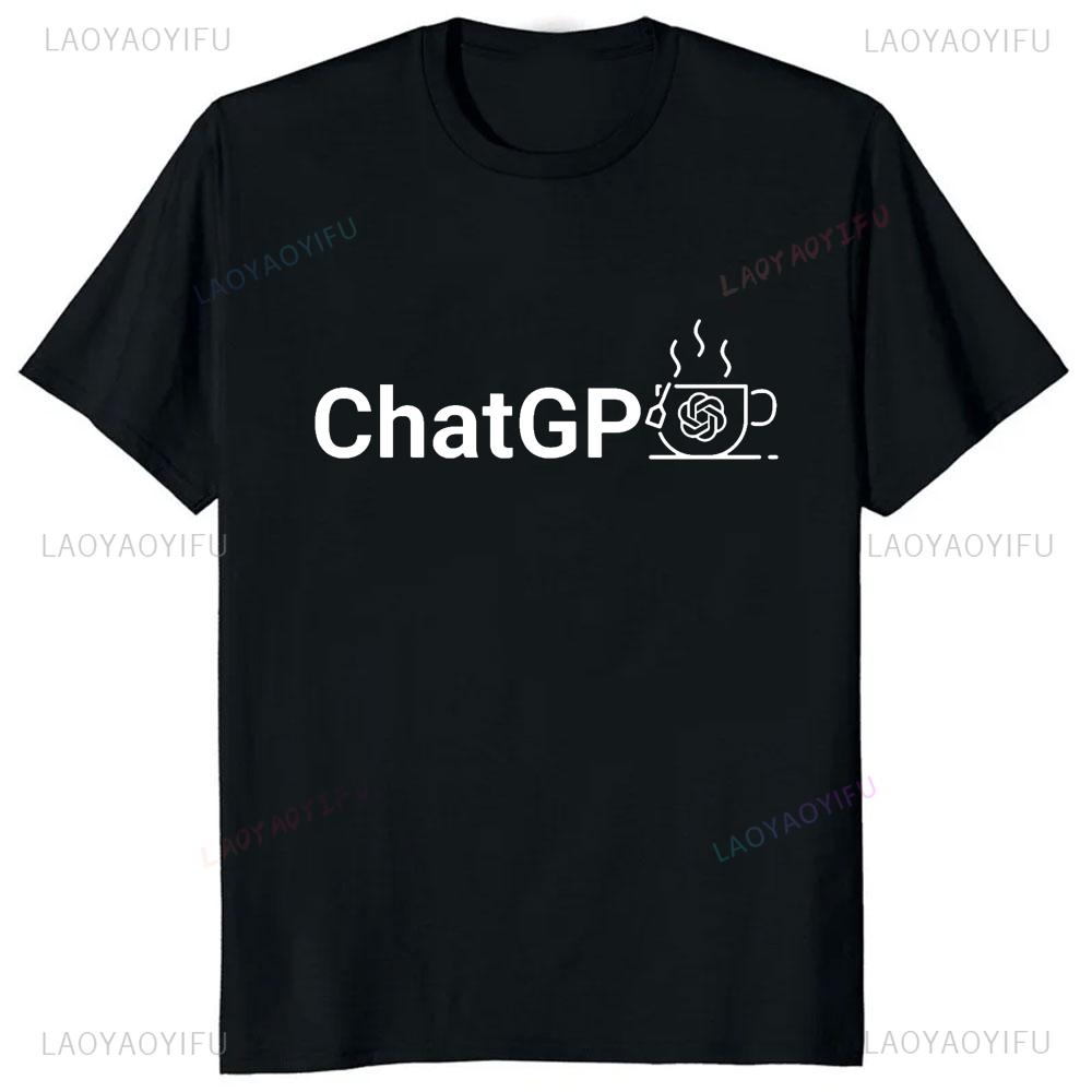 NEW Arrival OpenAI Programmer Coder Artwork Graphic Tshirt Chat GPT Developer Printed Streetwear Casual Fashion Style Man Tees