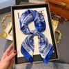 High-end large square scarf silk scarf women's new versatile neck summer thin bag head mother scarf with shawl