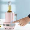 Schnellkühlbecher, einfache One-Touch-Bedienung, tragbarer elektrischer Mini-Getränke-Sofortkühler mit versenktem Stil für Bier, Saft, Kaffee