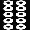 10-Pack Closet Dividers for Hanging Clothes, Durable Plastic Wardrobe Organizers - Perfect for Closet Rods, Clothing Racks & Retail Display