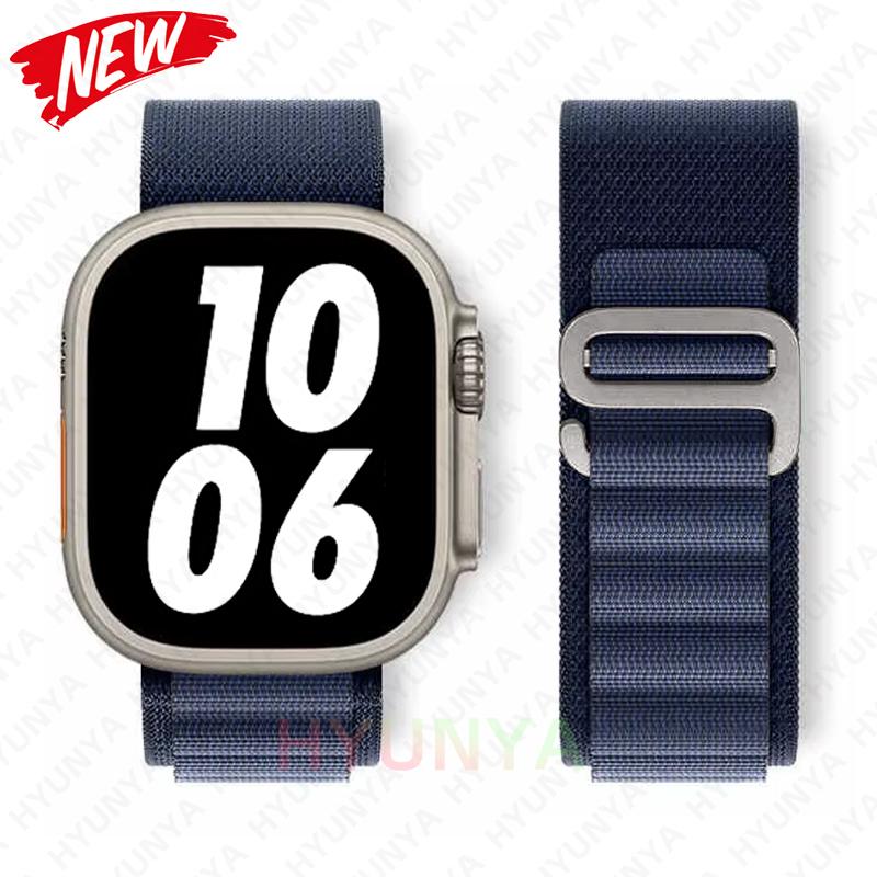 Alpine Λουράκι για Apple Watch Band Σειρά 10 9 8 7 SE Ultra 2 41mm 42mm 45mm 46mm 49mm 40mm 44mm IWatch Correa Λουράκι Ρολόι Βραχιόλι