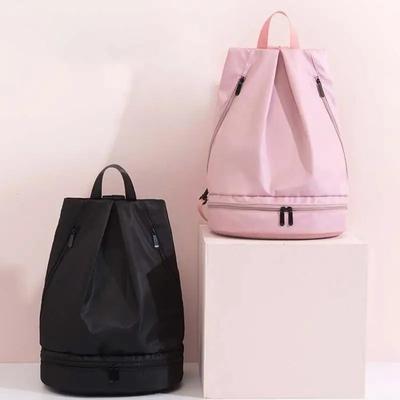 Multifunctional Waterproof Dry-Wet Separation Sports Backpack with Shoes Compartment Swimming Bag
