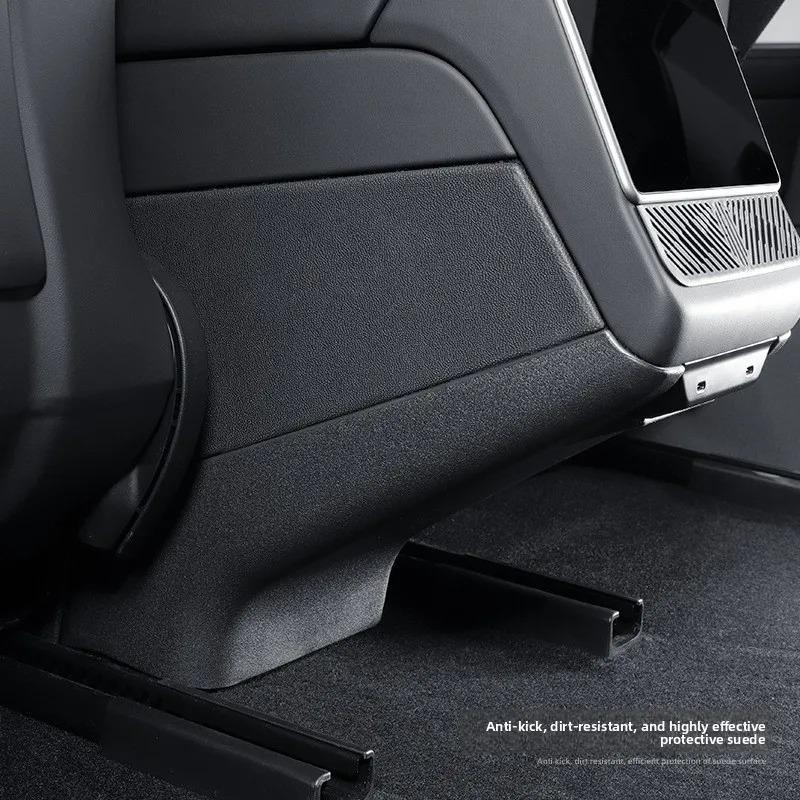 for Tesla Model 3+ Y Juniper Highland 2025 Center Console Armrest Cover TPE Rear Seat Anti-kick Pad Air Outlet Protector Cover