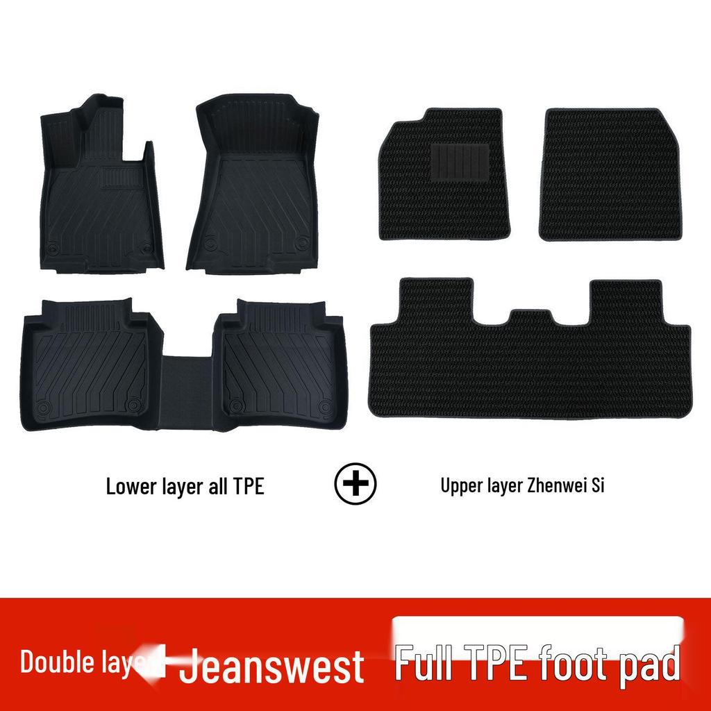 Eco-friendly TPE Floor Mats for Hongqi HS7, HS3, H5, H6, H9, E-QM5, HS5, Tiangong 08