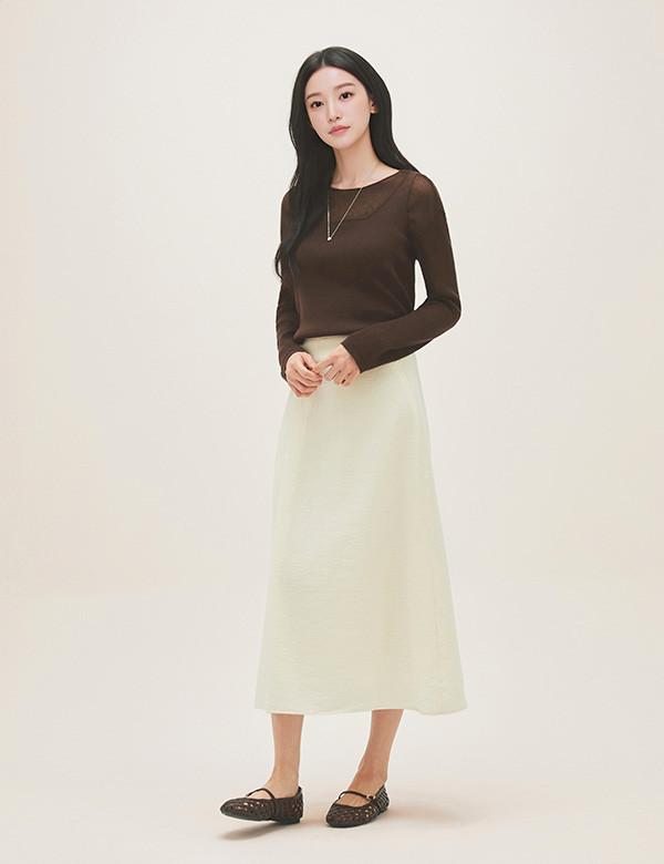 Roem A-Line Long Skirt Rmwhg25R12