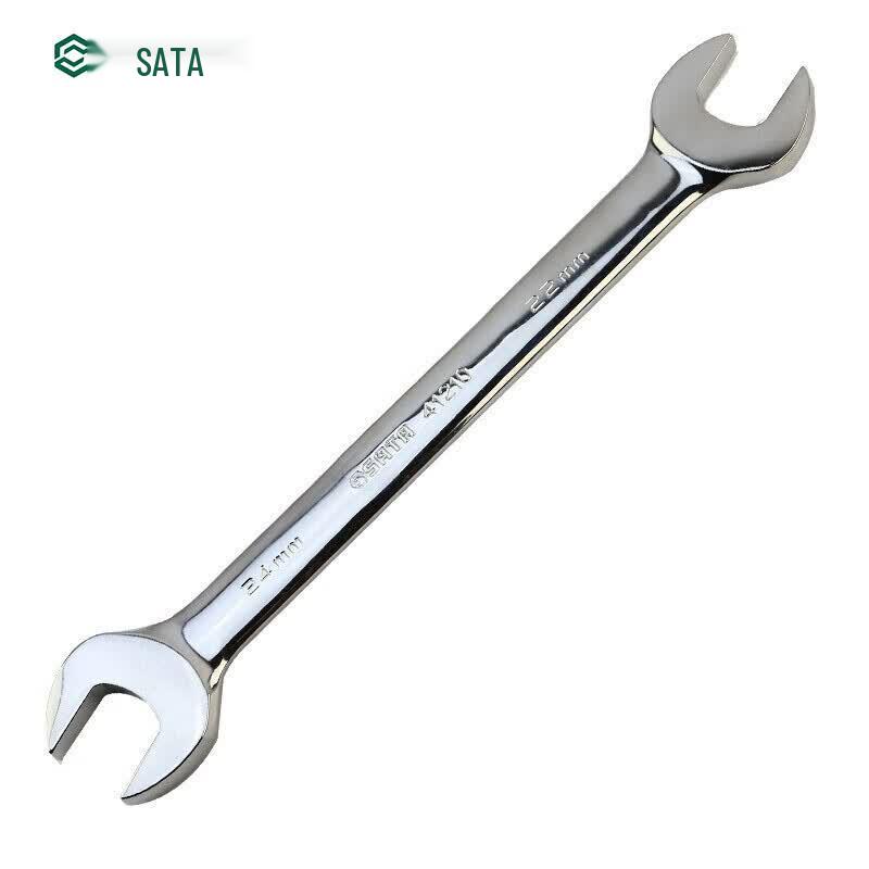 SATA Fully Polished Double Open End Wrench