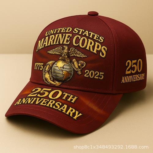 Popular US Navy Anniversary Cap Baseball Cap Printed Hat Peaked Cap