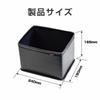 Seiko Sangyo Car Supplies Trash Can EXEA Dimple Dust Box EH-192 Black
