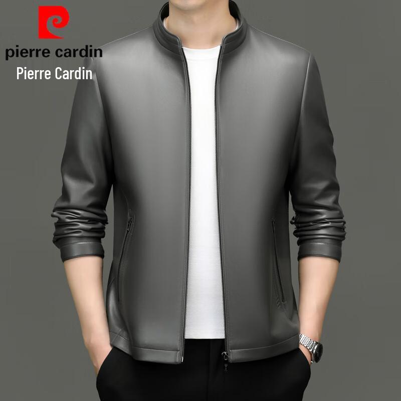 Мужская деловая повседневная куртка из ПУ-кожи Pierre Cardin 2XL