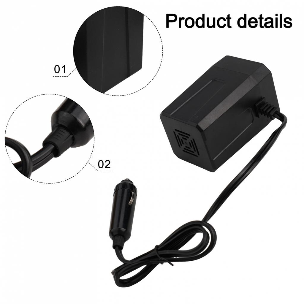 Inversor de Potência 12V 24V com Porta USB para Carregamento de Eletrônicos Domésticos
