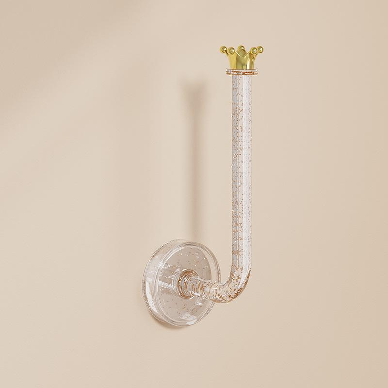 Goddess Crown Punch-Free Hook: Hair Tie, Headband, Key & Accessory Storage Rack