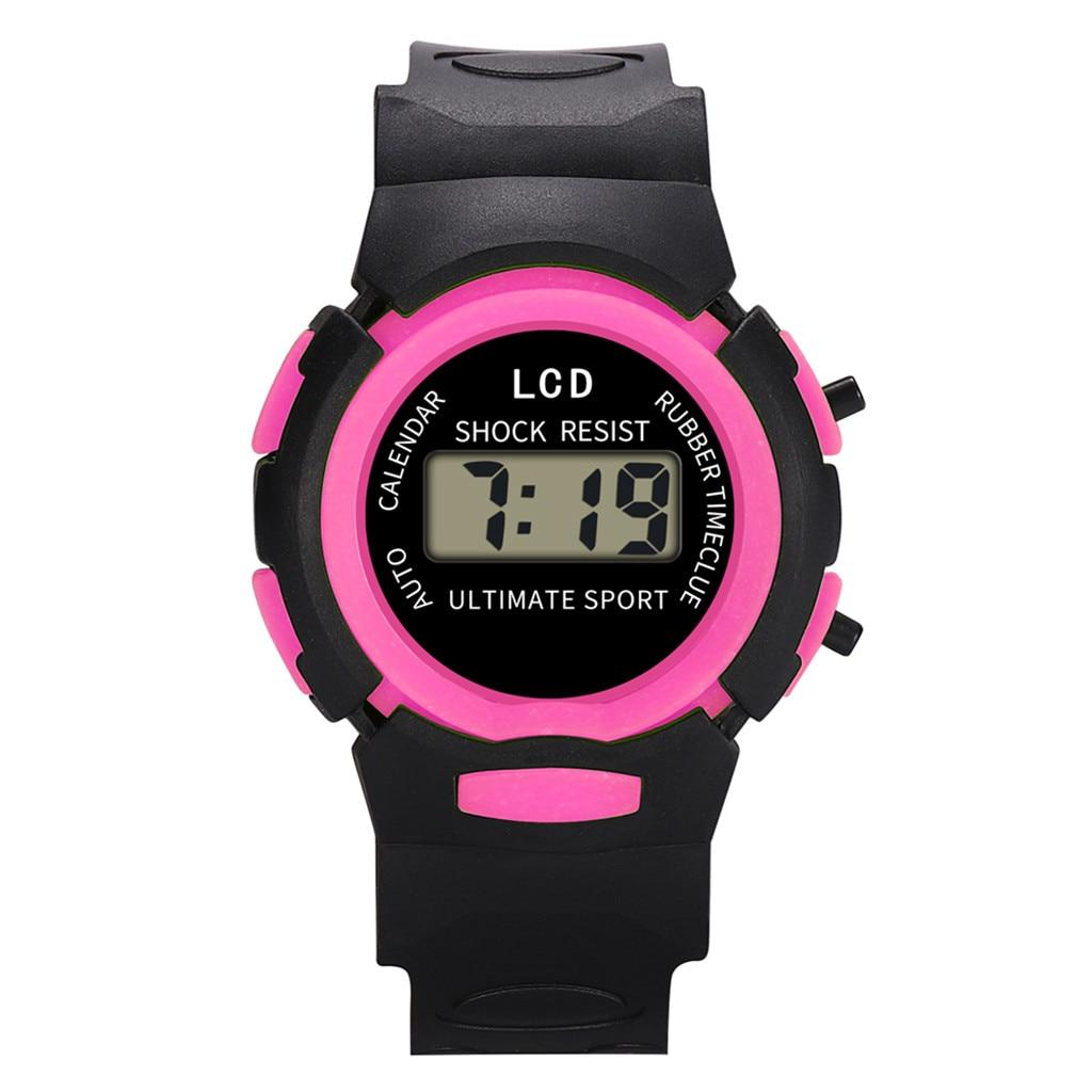 Kids Watches For Girls Children's Watch Led Sport Flash Digital Waterproof Clock For Boys Multifunction Electronic Wristwatches