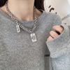 Náhrdelník ženský retiazkový punkový náhrdelník Dámsky retiazkový náhrdelník kórejský štýl