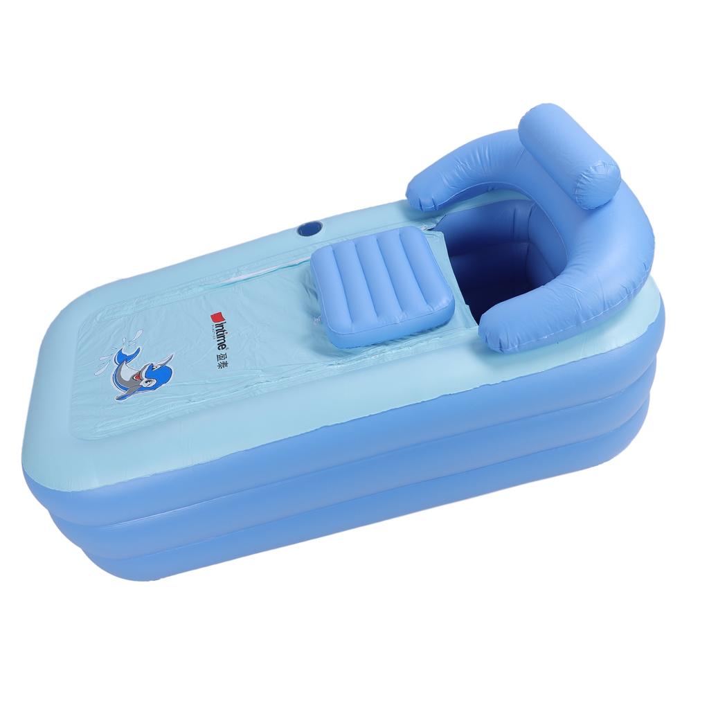 Inflatable Bathtub for Adults Athletes Shower Hot Ice Bath Home SPA Portable Tub with Air Pump UK