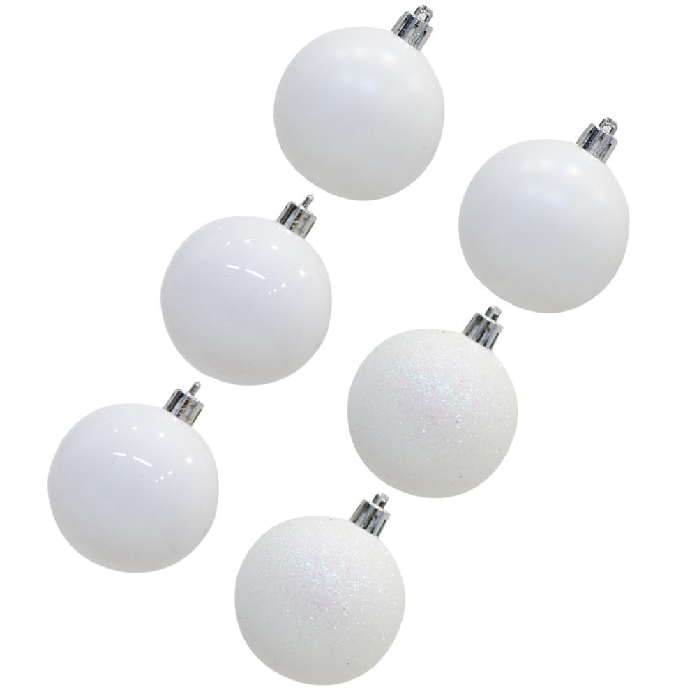 6Pcs Ball Christmas Ornaments Decorative Hanging Xmas Decorations for Tree Party Events Reusable Weather Resistant Lightweight