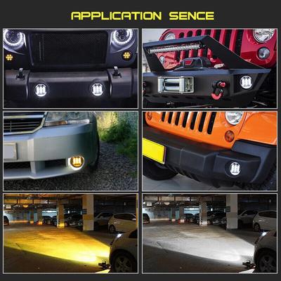 3.5inch Round LED Work Light Bar Spot  for Pods Driving  Fog Lamp Offroad