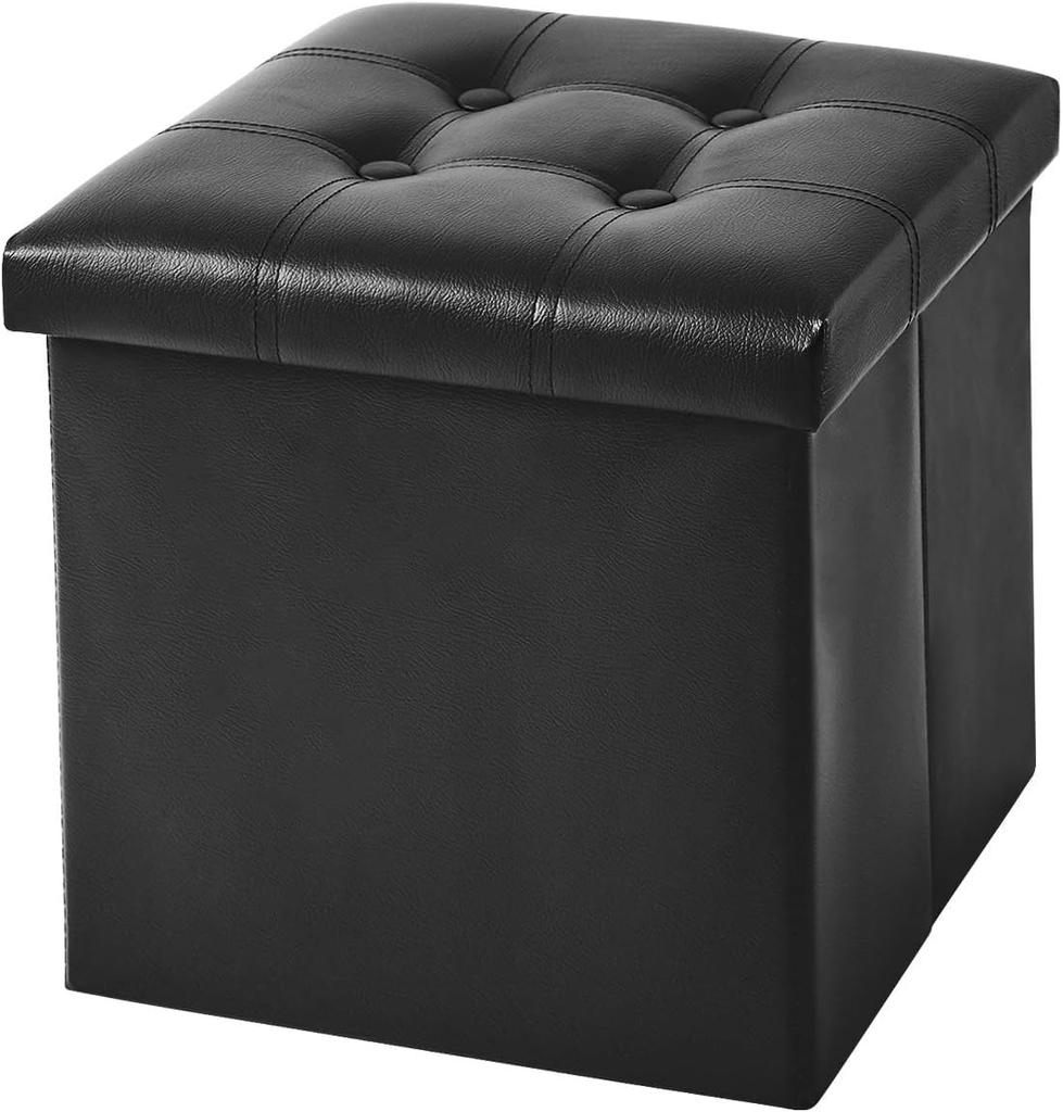 YOUDENOVA Folding Storage Storage Ottoman with Memory Foam Step Stool for Living and 160kg Weight Capacity Stool, Pad, Footrest, Rooms, Entryways,