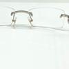 RSINC Rimless Frame Eyeglass Spectacle For Men & Women Silver Black Cart 1 JL156068979929