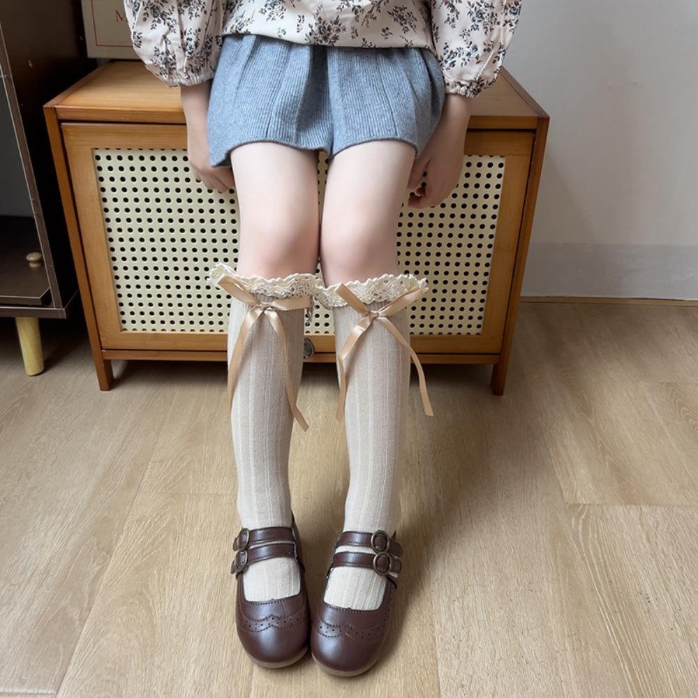 Breathable Female Hosiery Bowknot Red Socks New Winter Compression Stocking  Gift