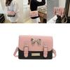 Stylish Korean Fashion Trendy Bowknot Handbag For Women In Elegant Black And Pink Options