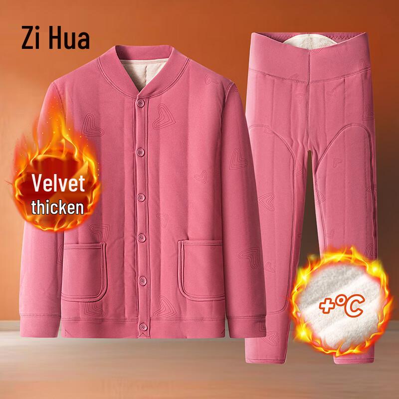 

Elderly Women s Winter Wool Cardigan & Jacket Set 6XL
